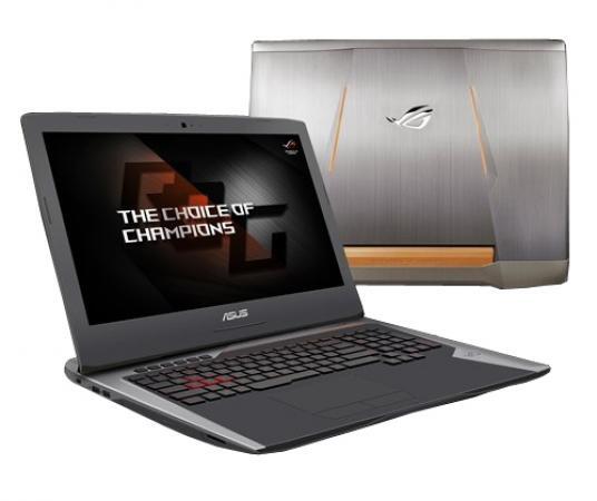 Laptop Asus ROG G752VS-BA263 - Intel Core i7-7700HQ, 16GB RAM, 256GB SSD + 1TB HDD, VGA NVIDIA GeForce GTX1070 8GB, 17.3 inch