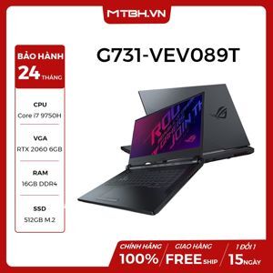 Laptop Asus Rog Strix G G731-VEV089T - Intel Core i7-9750H, 16GB RAM, SSD 512GB, Nvidia GeForce RTX 2060 6GB GDDR6, 17.3 inch