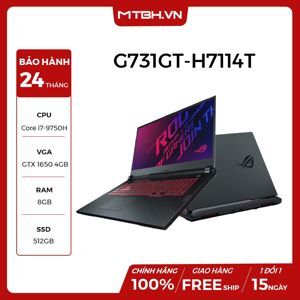 Laptop Asus Rog Strix G G731GT-H7114T - Intel Core i7-9750H, 8GB RAM, SSD 512GB, Nvidia GeForce GTX 1650 4GB GDDR5, 17.3 inch