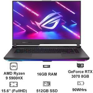 Laptop Asus ROG Strix G15 G513QR-HQ264T - AMD Ryzen 9 5900HX, 16GB RAM, SSD 512GB, Nvidia GeForce RTX 3070 8GB GDDR6, 15.6 inch