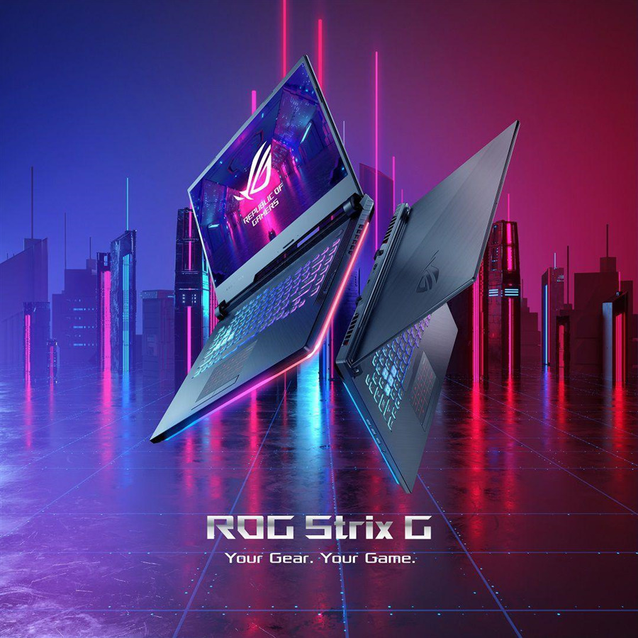 Laptop Asus ROG Strix G17 G712L-VEV055T - Intel Core i7-10750H, 16GB RAM, SSD 512GB, Nvidia GeForce RTX 2060 6GB GDDR6, 17.3 inch