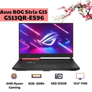 Laptop Asus ROG Strix G513QR-ES96 - AMD Ryzen R9-5900HX, 16GB RAM, SSD 1TB, Nvidia GeForce RTX 3070 8GB, 15.6 inch