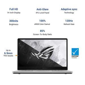 Laptop Asus ROG Zephyrus G14 GA401QM - AMD Ryzen 7 5800HS, 16GB RAM, SSD 512GB, Nvidia GeForce GTX 3060 6GB GDDR6, 14 inch