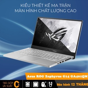 Laptop Asus ROG Zephyrus G14 GA401QM - AMD Ryzen 7 5800HS, 16GB RAM, SSD 512GB, Nvidia GeForce GTX 3060 6GB GDDR6, 14 inch
