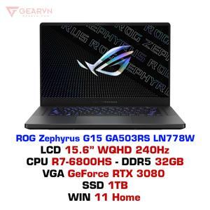 Laptop Asus ROG Zephyrus G15 GA503RS-LN778W - AMD Ryzen 7 6800HS, 16GB RAM, SSD 1TB, Nvidia GeForce RTX 3080Ti 8GB GDDR6, 15.6 inch