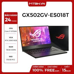 Laptop Asus Rog Zephyrus S GX502GV-ES018T - Intel Core i7-9750H, 16GB RAM, SSD 512GB, Nvidia GeForce RTX 2060 6GB GDDR6, 15.6 inch