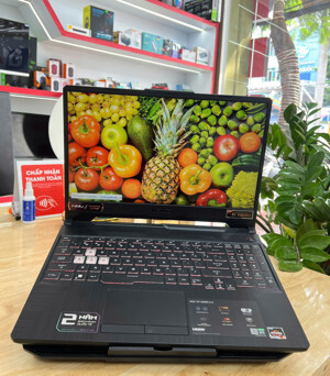 Laptop Asus TUF Gaming A15 FA506ICB-HN355W - AMD Ryzen 5-4600H, 8GB RAM, SSD 512GB, Nvidia GeForce RTX 3050 4GB GDDR6, 15.6 inch