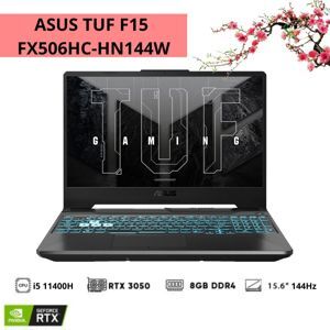 Laptop Asus TUF Gaming F15 FX506HC-HN144W - Intel Core i5-11400H, 8GB RAM, SSD 512GB, Nvidia Geforce RTX 3050 4GB GDDR6 + Intel UHD Graphics, 15.6 inch