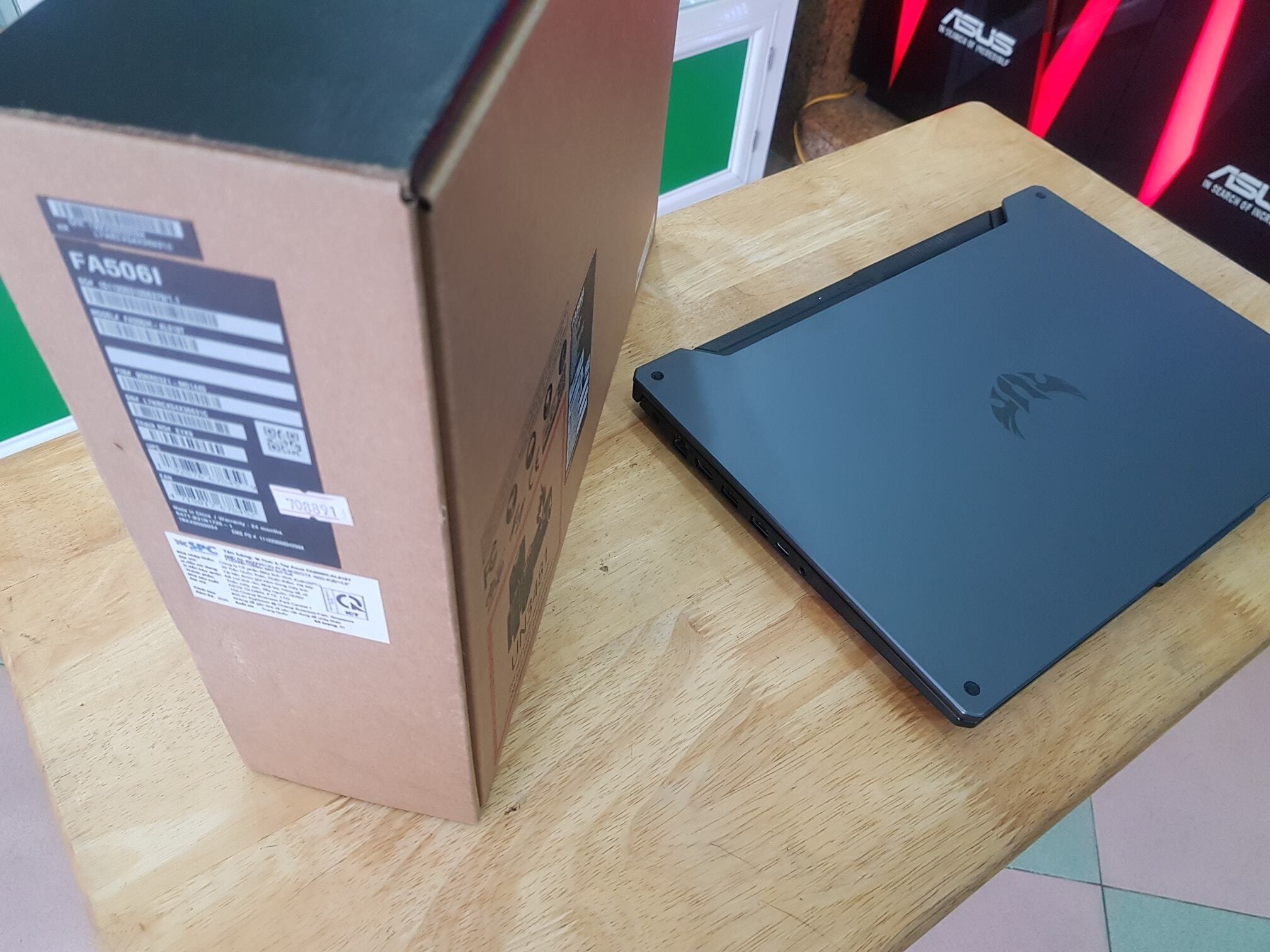 Laptop Asus TUF Gaming FA506IH-AL018T - AMD Ryzen 5-4600H, 8GB RAM, SSD 512GB, Nvidia GeForce GTX 1650 4GB GDDR6 + AMD Radeon Graphics, 15.6 inch
