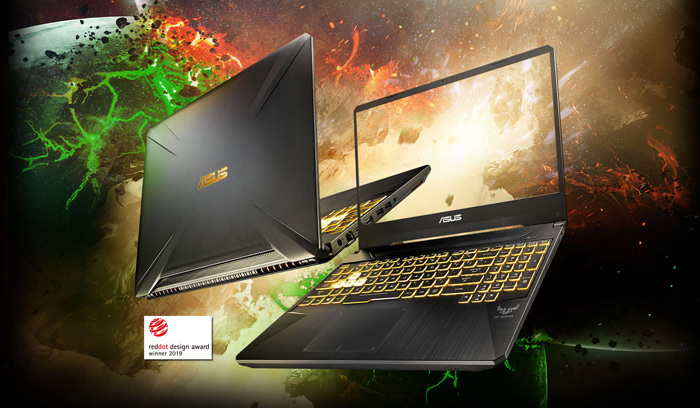 Laptop Asus TUF Gaming FX505DT-AL118T - AMD Ryzen 5 3550H, 8GB RAM, SSD 512GB, Nvidia GeForce GTX 1650 4GB GDDR5, 15.6 inch