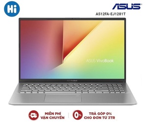 Laptop Asus Vivobook 15 A512FA-EJ1281T - Intel Core i5-10210U, 8GB RAM, SSD 512GB, Intel UHD Graphics, 15.6 inch
