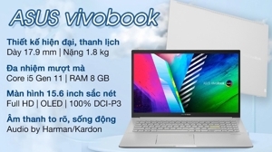 Laptop Asus Vivobook 15 A515EA-L12032W - Intel core i5-1135G7, 8GB RAM, SSd 512GB, Intel Iris Xe Graphics, 15.6 inch