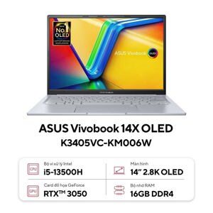 Laptop Asus VivoBook Pro 14X OLED K3405VC KM006W - Intel Core i5-13500H, RAM 16GB, SSD 512GB, Nvidia GeForce RTX 3050, 14 inch