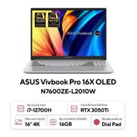 Laptop Asus Vivobook Pro 16X OLED N7600ZE-L2010W