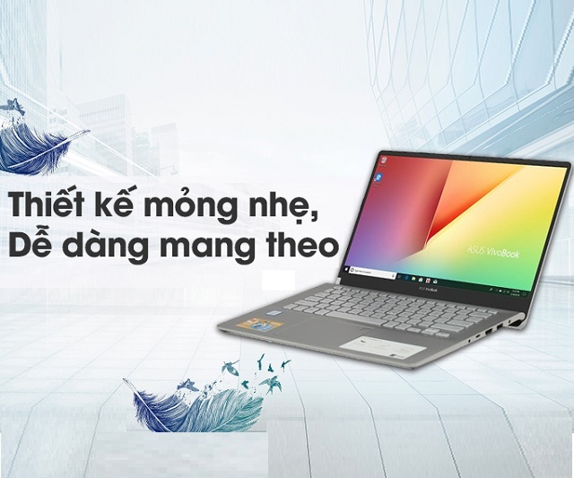 Laptop Asus Vivobook S14 S430FA-EB069T - Intel core i3-8145U, 4GB RAM, HDD 1TB, Intel UHD Graphics 620, 14 inch