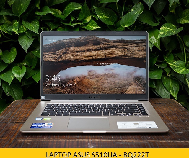 Laptop Asus Vivobook S510UA-BQ222T - Intel core i3, 4GB RAM, HDD 1TB, Intel UHD Graphics 620, 15.6 inch