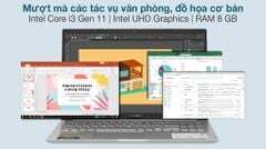 Laptop Asus Vivobook X1402ZA-EB100W - Intel Core i3-1220P, 8GB RAM, SSD 256GB, Intel UHD Graphics, 14 inch