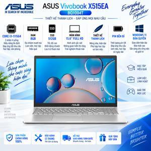 Laptop Asus Vivobook X515EA-BQ1004T - Intel Core i3-1115G4, 4GB RAM, SSD 512GB, Intel UHD Graphics, 15.6 inch