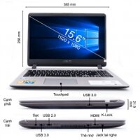 Laptop ASUS VivoBook X507UF-EJ074T