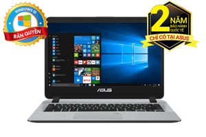 Laptop Asus X407MA-BV039T - Intel Pentium N5000, 4GB RAM, HDD 1TB, Intel UHD Graphics 605, 14 inch