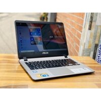 Laptop Asus X407UA, i3 7020U 4G SSD128-1000G Finger Gold Like New zin 100% Giá rẻ