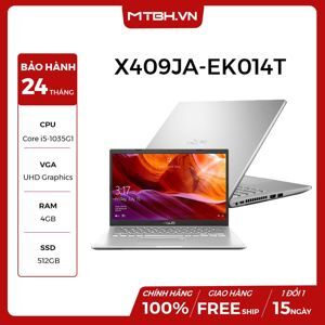 Laptop Asus X409JA-EK014T - Intel Core i5-1035G1, 4GB RAM, SSD 512GB, Intel UHD Graphics, 14 inch