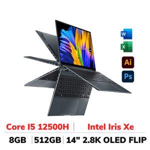 Laptop Asus Zenbook 14 Flip OLED UP5401ZA-KN005W - Intel core i5-12500H, 8GB RAM, SSd 512GB, Intel Iris Xe Graphics, 14 inch