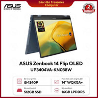 Laptop ASUS Zenbook 14 Flip OLED UP3404VA-KN038W i5-1340P | 16GB | 512GB| 14 inchs WQXGA- Hàng Chính Hãng