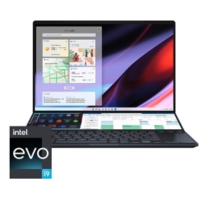 Laptop Asus Zenbook Pro 14 Duo OLED UX8402VU-P1028W - Intel Core i9-13900H, 32GB RAM, SSD 1TB, Nvidia GeForce RTX 4050 6GB GDDR6, 14.5 inch