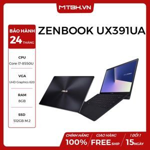 Laptop Asus Zenbook UX391UA EG030T - Intel core i7, 8GB RAM, SSD 512GB, Intel UHD Graphics, 14 inch