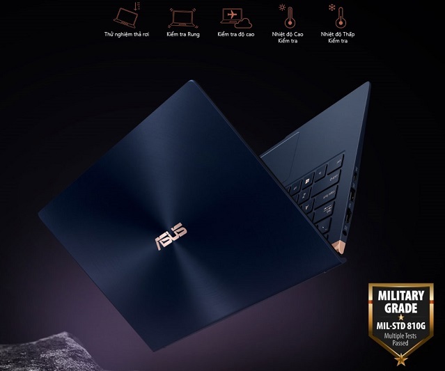 Laptop Asus ZenBook UX433FA-A6076T - Intel core i7-8565U, 8GB RAM, SSD 512GB, Intel UHD Graphics 620, 14 inch