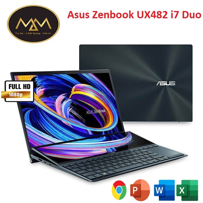 Laptop Asus Zenbook UX482EGR - Intel Core i7-1195G7, 16GB RAM, SSD 1TB, Nvidia GeForce MX450 2GB GDDR6, 14 inch
