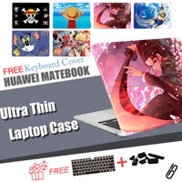 Laptop Case for MateBook D14 2023 2022 Hard Shell for Huawei Notebook Model NbM-WFQ9 NbD-WDH9 Shockproof Protective Case With Free Keyboard Cover Dust Plugs D6GP