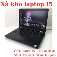 Laptop Core i5 Ram 4GB SSD 128GB kèm sạc