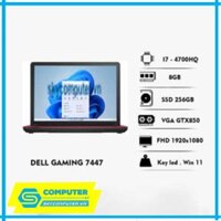 Laptop Cũ DELL 7447 (I7–4710HQ/RAM 8GB/SSD 120GB/HDD 500GB/VGA-NVIDIA 850M)