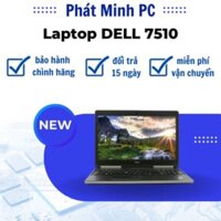 Laptop Cũ DELL 7510 I7 - 6920HQ RAM 8GB SSD 256GB M2000M 15.6 Inche - FHD bh 1 tháng.