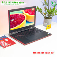 Laptop Cũ Dell Inspiron N7567  Core i5-7300HQ / Ram 8GB / SSD 128 + HDD 1TB / GTX 1050TI 4GB / Màn 15.6 FULL HD