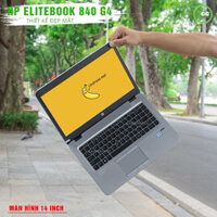 Laptop cũ HP ELITEBOOK 840 G4 CORE I5 7300U 2.6GHz / RAM 8GB DDR4 2133MHz / 256GB SSD/ 14" FHD