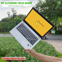 Laptop Cũ Hp Elitebook Folio 9480m Ultrabook i7-4600U| RAM 4G | SSD 120GB | 14 Inches HD | Card on