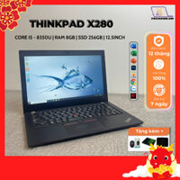 Laptop cũ Thinkpad X280 I5-8250U/8GB/512GB SSD NVme, pin 5h, 12.5inch HD, nhỏ gọn 1.2kg, văn phòng, giải trí,online OK
