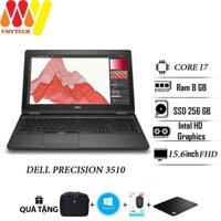 Laptop Dell 3510 màn hình 15.6 FullHD, cạc màn hình VGA rời, Core i7, Ram 8gb, ổ cứng SSD 256gb, máy tính lướt zin 99%
