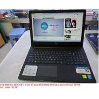 Laptop Dell 3558 Core i5/  RAM 8GB / Card rời NIVIDIA GeForce 920M / HDD 500GB / LED 15.6'' HD laptop cũ