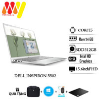 Laptop Dell 5502 cấu hình siêu khủng, Core i5, Ram 16gb, ổ cứng SSD 512, Cạc rời VGA MX350, màn hình 15.6 FullHD cao cấp
