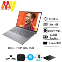 Laptop Dell 5515 cấu hình mạnh mẽ mẫu cao cấp,AMD Ryzen 5, Ram 16gb, ổ cứng SSD 512gb siêu mượt,màn hình 15.6inch FullHD