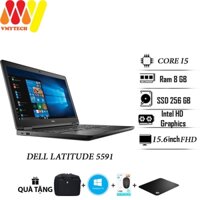 Laptop Dell 5591 dùng cho văn phòng, sinh viên lướt 99%, Core i5, Ram 8gb, ổ cứng SSD 256gb, cạc rời VGA,màn 15.6 FullHD