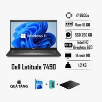Laptop Dell 7480 7470 core i5 i7 - Ram 8gb 16gb /SSD 256gb 512gb/Màn Full HD/Mỏng Nhẹ Đẹp Keeng