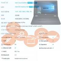 Laptop DELL E5570 I5 6200U