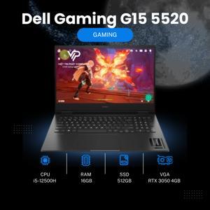 Laptop Dell Gaming G15 5520 - Intel core i5-12500H, 8GB RAM, SSD 512GB, Nvidia GeForce RTX 3050 4GB DDR6, 15.6 inch