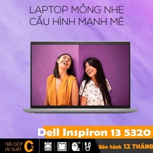Laptop Dell Inspiron 13 5320- Intel core i5-6100U, RAM 16GB, SSD 512GB, Intel Iris Xe Graphics, 13.3 inch