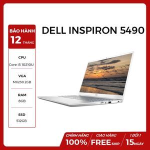 Laptop Dell Inspiron 14 5490 FMKJV1 - Intel Core i5-10210U, 8Gb RAM, SSD 512GB, Nvidia Geforce MX230 2GB GDDR5, 14 inch